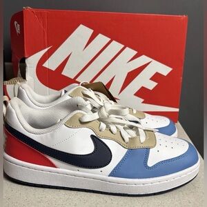 Nike Court Borough Low Recraft Youth Boys Athletic Shoes Sneakers Sz 7 7Y New